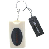Mi Amore Screw Driver Tool Set Split-Ring-Keychain White & Black