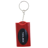 Mi Amore Screw Driver Tool Set Split-Ring-Keychain Red & Black