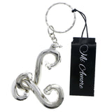 Mi Amore S  Puzzle Split-Ring-Keychain Silver-Tone