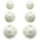 Mi Amore Multiple-Earring-Set White