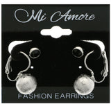 Mi Amore Multiple-Earring-Set Silver-Tone/Black