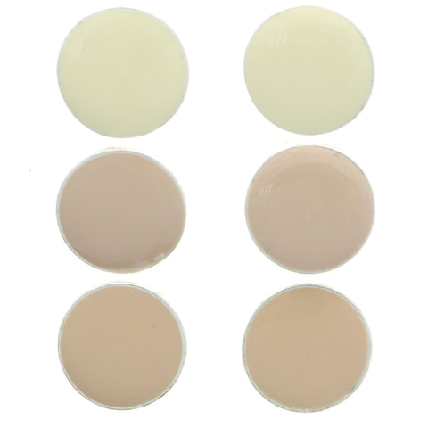 Mi Amore Multiple-Earring-Set Silver-Tone/Peach