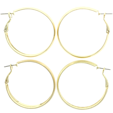 Mi Amore Multiple-Earring-Set Gold-Tone