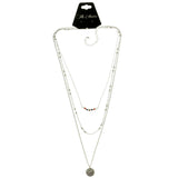 Mi Amore Layered-Necklace Silver-Tone/Multicolor