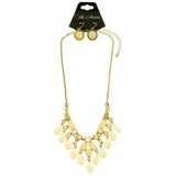 Mi Amore Necklace-Earring-Set Yellow/Gold-Tone
