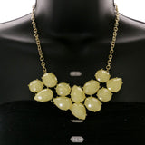 Mi Amore Necklace-Earring-Set Yellow/Gold-Tone