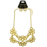 Mi Amore Necklace-Earring-Set Yellow/Gold-Tone