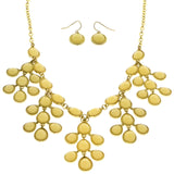 Mi Amore Necklace-Earring-Set Yellow/Gold-Tone