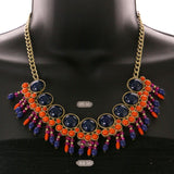 Mi Amore Necklace-Earring-Set Multicolor/Gold-Tone