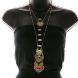 Mi Amore Necklace-Earring-Set Multicolor/Gold-Tone