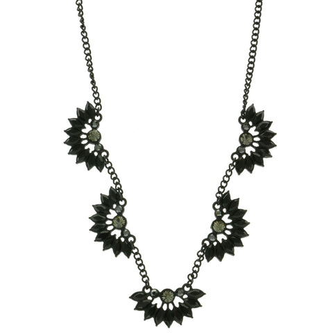 Mi Amore Fashion-Necklace Black