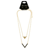 Mi Amore Necklace-Earring-Set Black/White