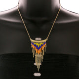 Mi Amore Fashion-Necklace Multicolor/Gold-Tone
