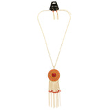 Mi Amore Necklace-Earring-Set Red/Orange