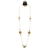 Mi Amore Flower Necklace-Earring-Set Multicolor/Gold-Tone