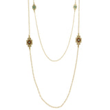 Mi Amore Necklace-Earring-Set Gold-Tone