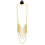 Mi Amore Necklace-Earring-Set Yellow/Green