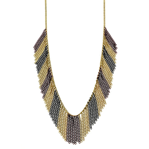 Mi Amore Long-Necklace Multicolor/Gold-Tone