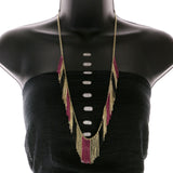 Mi Amore Long-Necklace Multicolor/Gold-Tone