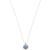 Mi Amore Pendant-Necklace Blue/Silver-Tone