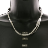 Mi Amore Layered-Necklace Silver-Tone