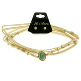 Mi Amore Necklace-Earring-Set White/Green