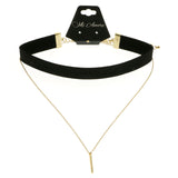 Mi Amore Multiple-Necklace-Set Black/Gold-Tone