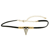 Mi Amore Choker-Necklace White/Gold-Tone