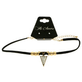 Mi Amore Choker-Necklace White/Gold-Tone