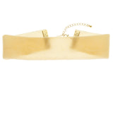 Mi Amore Choker-Necklace Peach/Gold-Tone