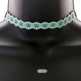 Mi Amore Choker-Necklace Green/Gold-Tone