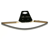 Mi Amore Choker-Necklace Silver-Tone/Black