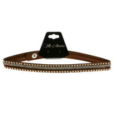 Mi Amore Choker-Necklace Brown/Silver-Tone