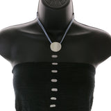 Mi Amore Necklace-Earring-Set Silver-Tone/Blue