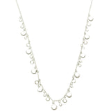 Mi Amore Long-Necklace Silver-Tone/Clear