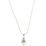 Mi Amore Pendant-Necklace Silver-Tone/Clear