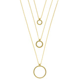 Mi Amore Layered-Necklace Gold-Tone