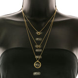Mi Amore Layered-Necklace Gold-Tone