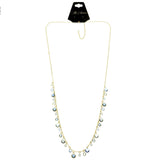 Mi Amore Long-Necklace Gold-Tone/Blue
