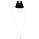 Mi Amore Layered-Necklace Silver-Tone