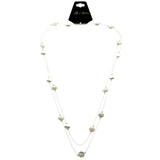 Mi Amore Long-Necklace Silver-Tone