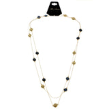 Mi Amore Long-Necklace Gold-Tone/Blue