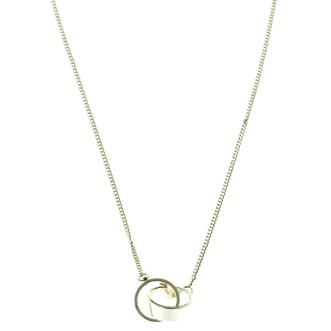 Mi Amore Ring Fashion-Necklace Silver-Tone