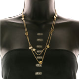 Mi Amore Long-Necklace Gold-Tone