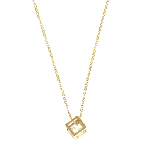 Mi Amore Pendant-Necklace Gold-Tone