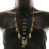 Mi Amore Long-Necklace Gold-Tone