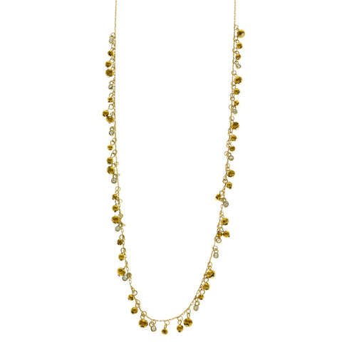 Mi Amore Long-Necklace Gold-Tone