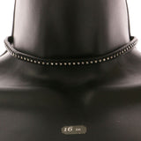 Mi Amore Choker-Necklace Black/Silver-Tone