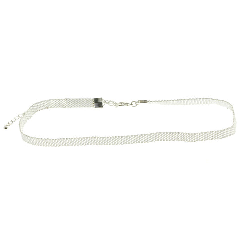Mi Amore Choker-Necklace Silver-Tone
