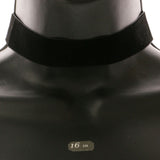 Mi Amore Choker-Necklace Black/Gold-Tone